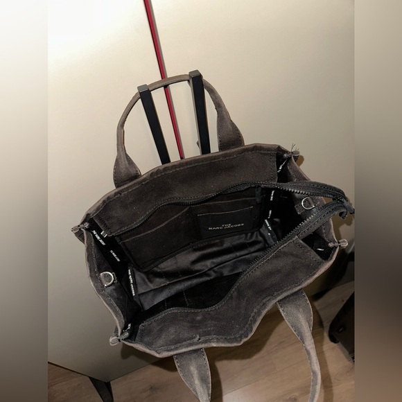 Authentic Marc Jacobs Black Tote Bag Medium Y2K - Picture 6 of 11